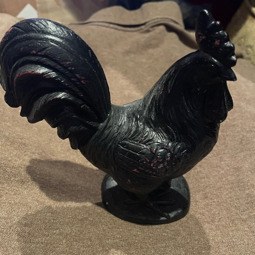 Black Rooster for Collectors & Home Decor